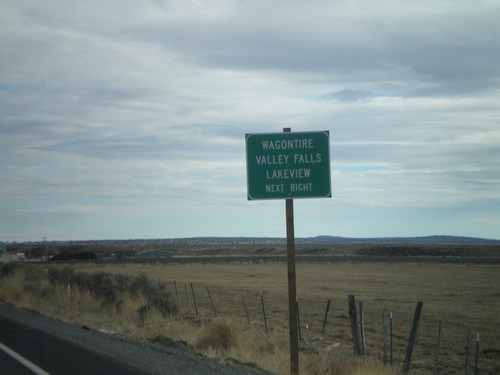 US-20 East Approaching US-395