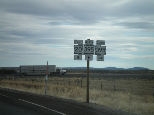 US-20 West at US-395 South