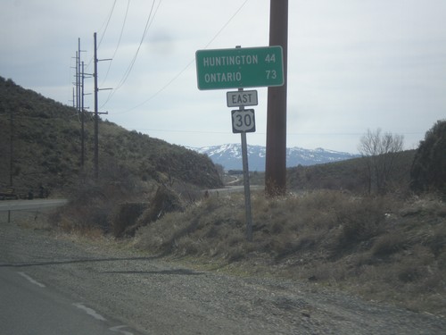 US-30 East - Distance Marker