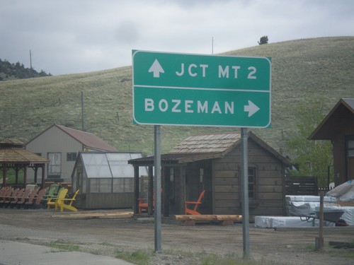 US-287 North Approaching MT-84