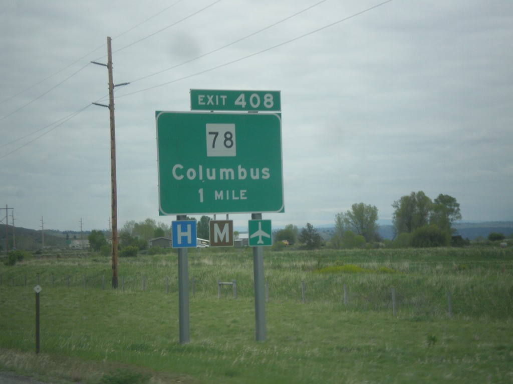 I-90 East - Exit 408