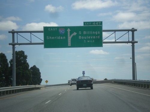 I-90 East -  Exit 447