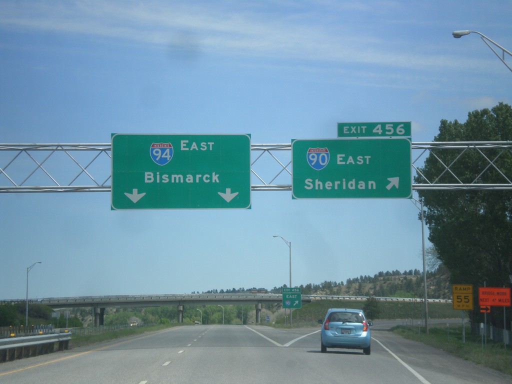 I-90 East - Exit 456 - I-94 Jct.