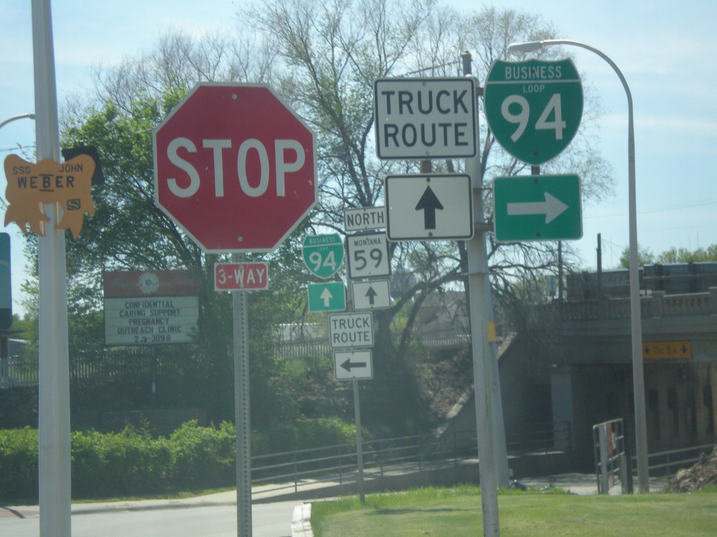 BL-94 West at MT-59 - Miles City