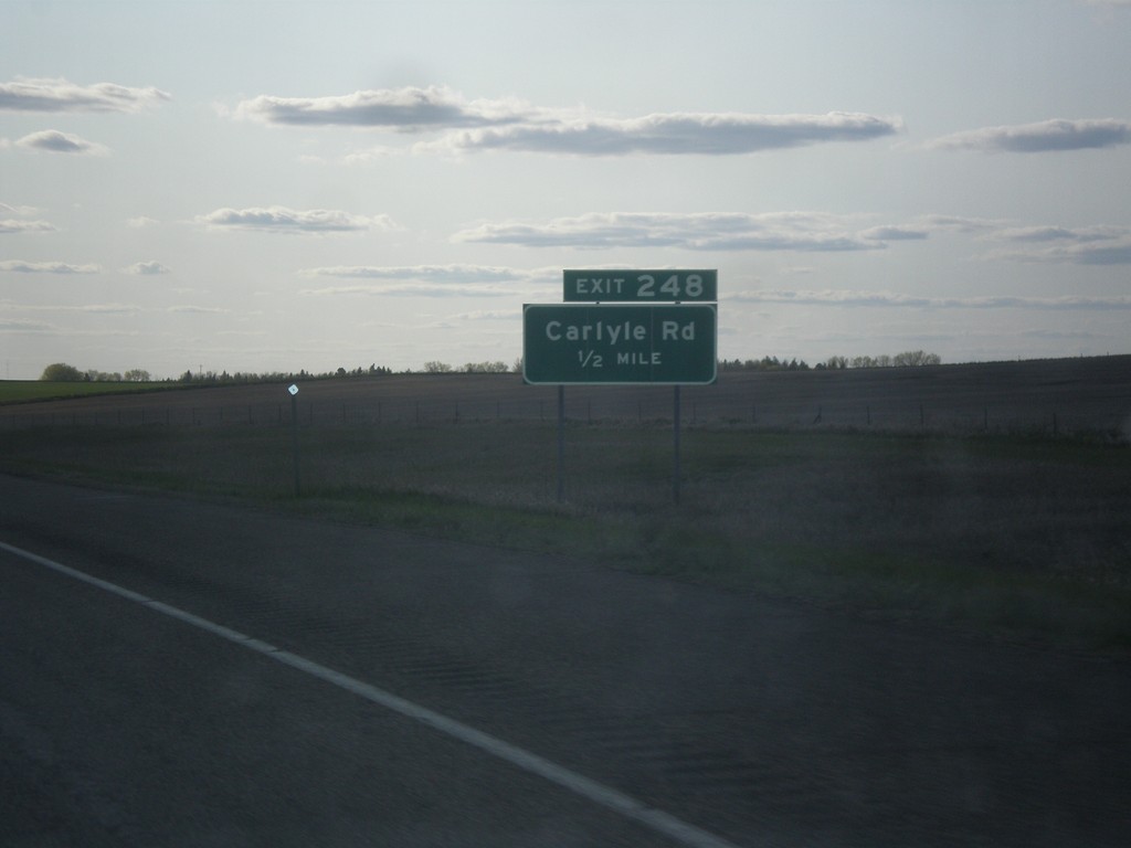 I-94 West - Exit 248