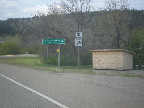 US-212 West Approaching MT-39