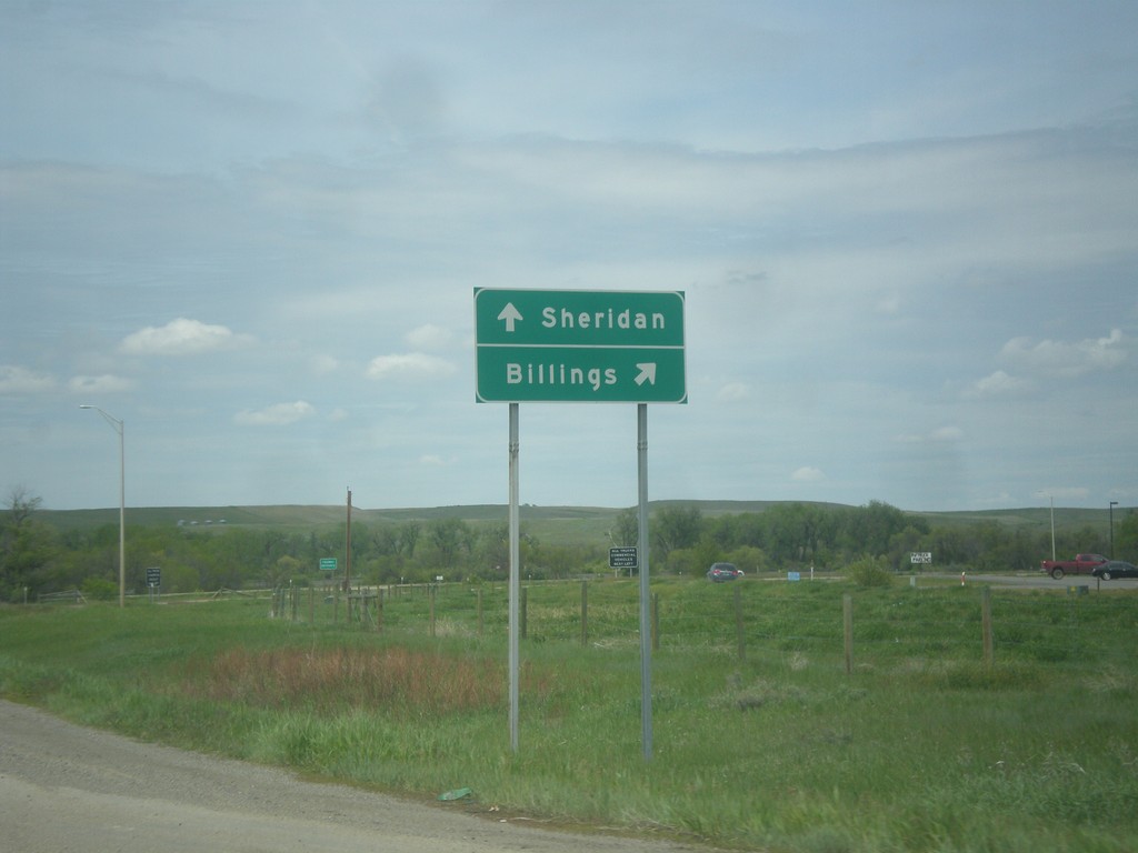 US-212 West at I-90 (Exit 510)