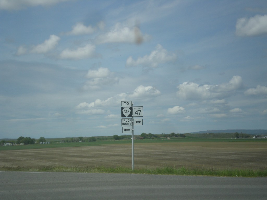 I-90 West at MT-47/To MTS-313/BL-90