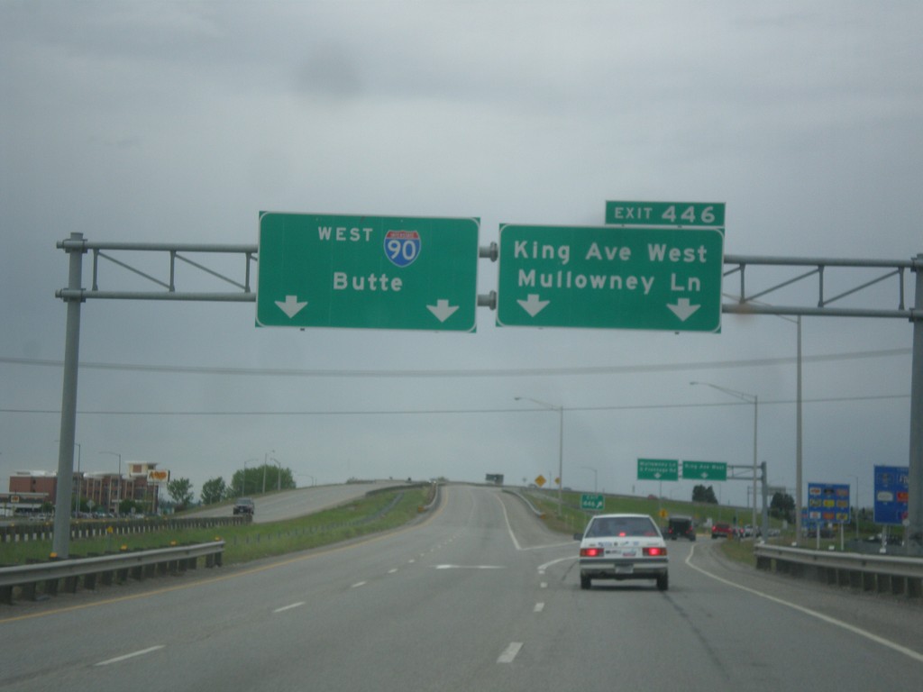 I-90 West - Exit 446