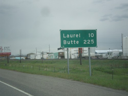 I-90 West - Distance Marker