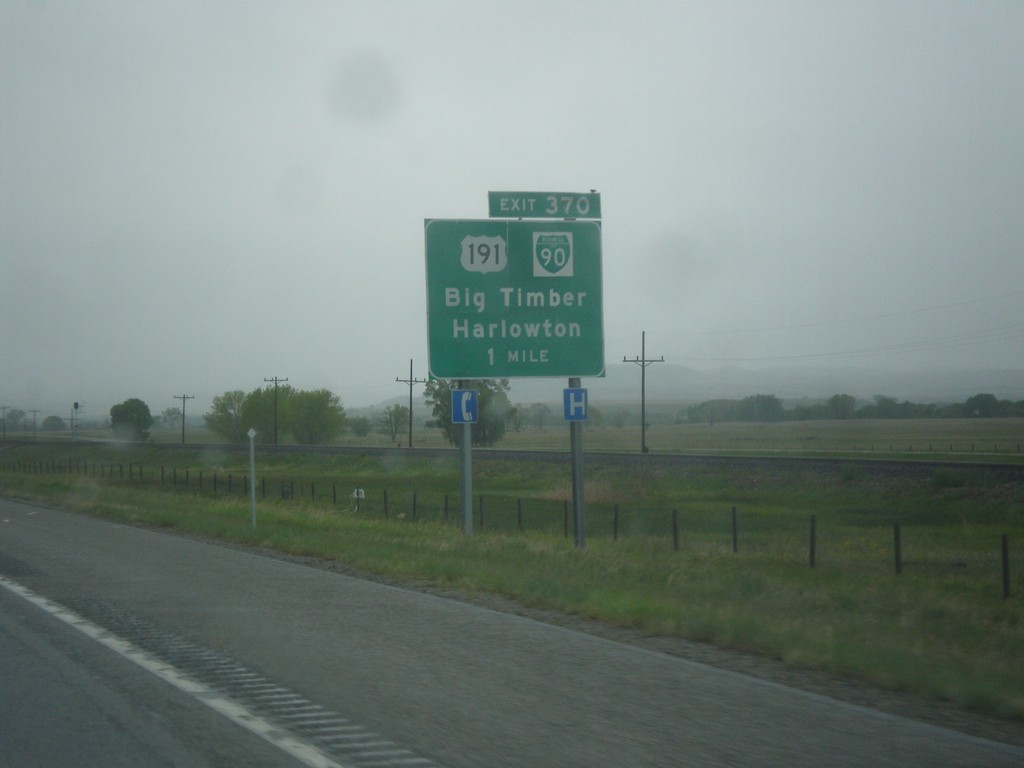 I-90 West - Exit 370