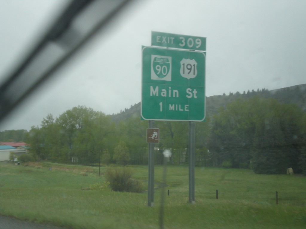 I-90 West - Exit 309