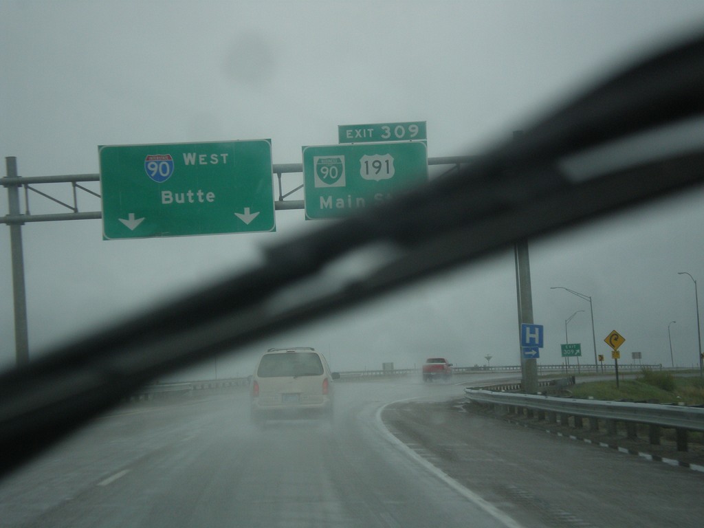 I-90 West - Exit 309