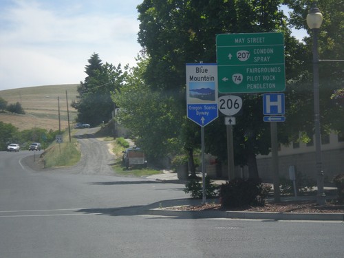 OR-74 East/OR-207 South at OR-206