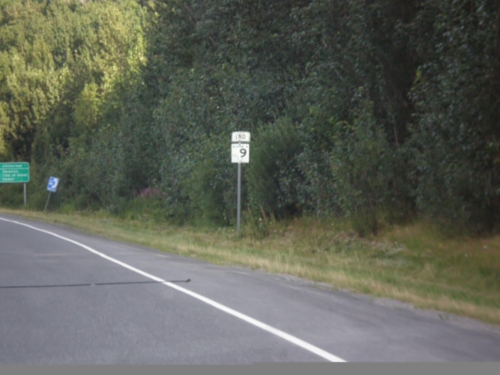 End AK-9 North at AK-1