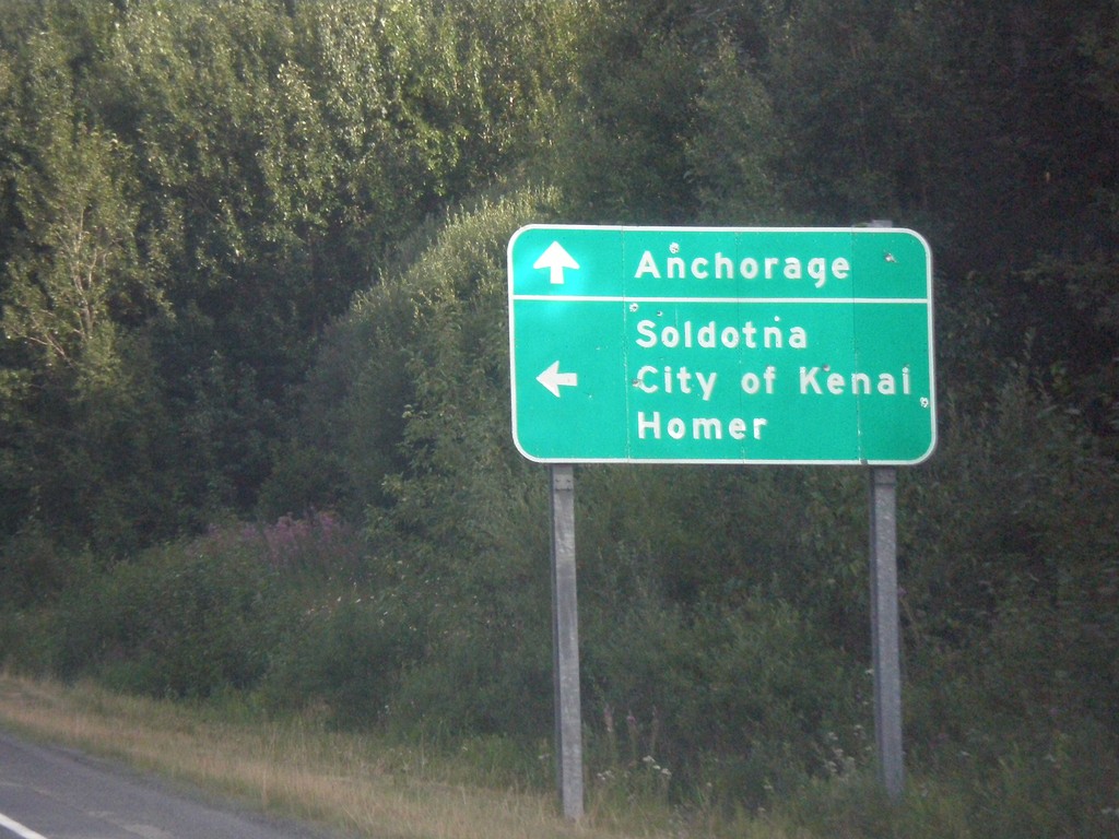 End AK-9 North at AK-1