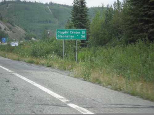 AK-4 North - Distance Marker