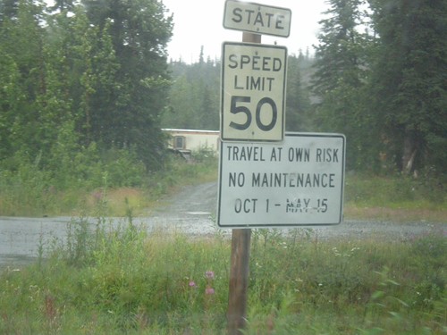 AK-8 West - State Speed Limit