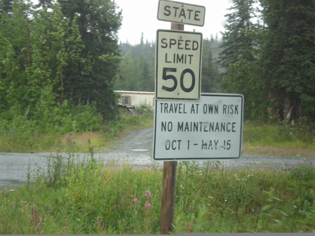 AK-8 West - State Speed Limit