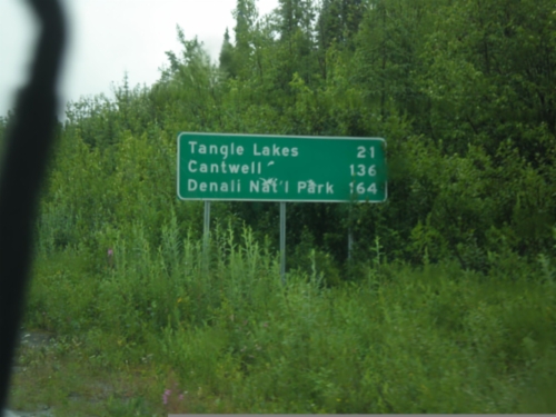 AK-8 West - Distance Marker