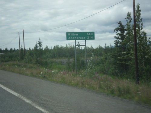 AK-3 South - Distance Marker