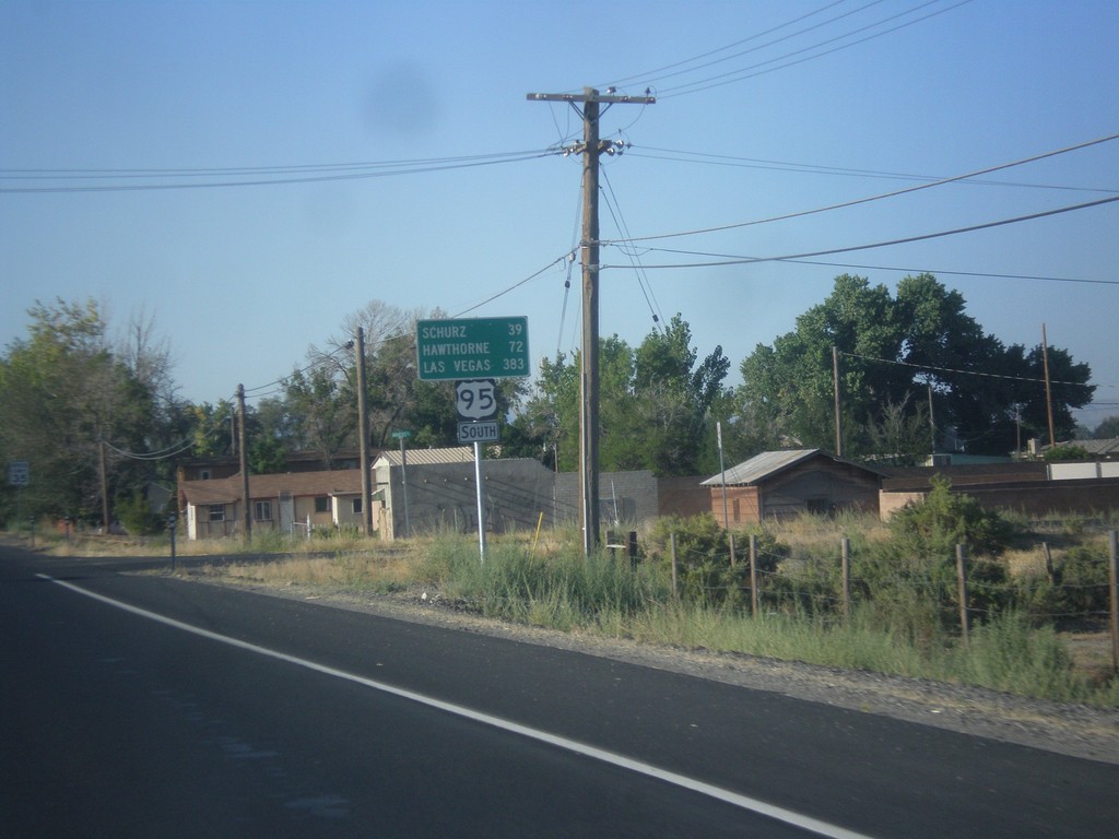 US-95 South - Distance Marker