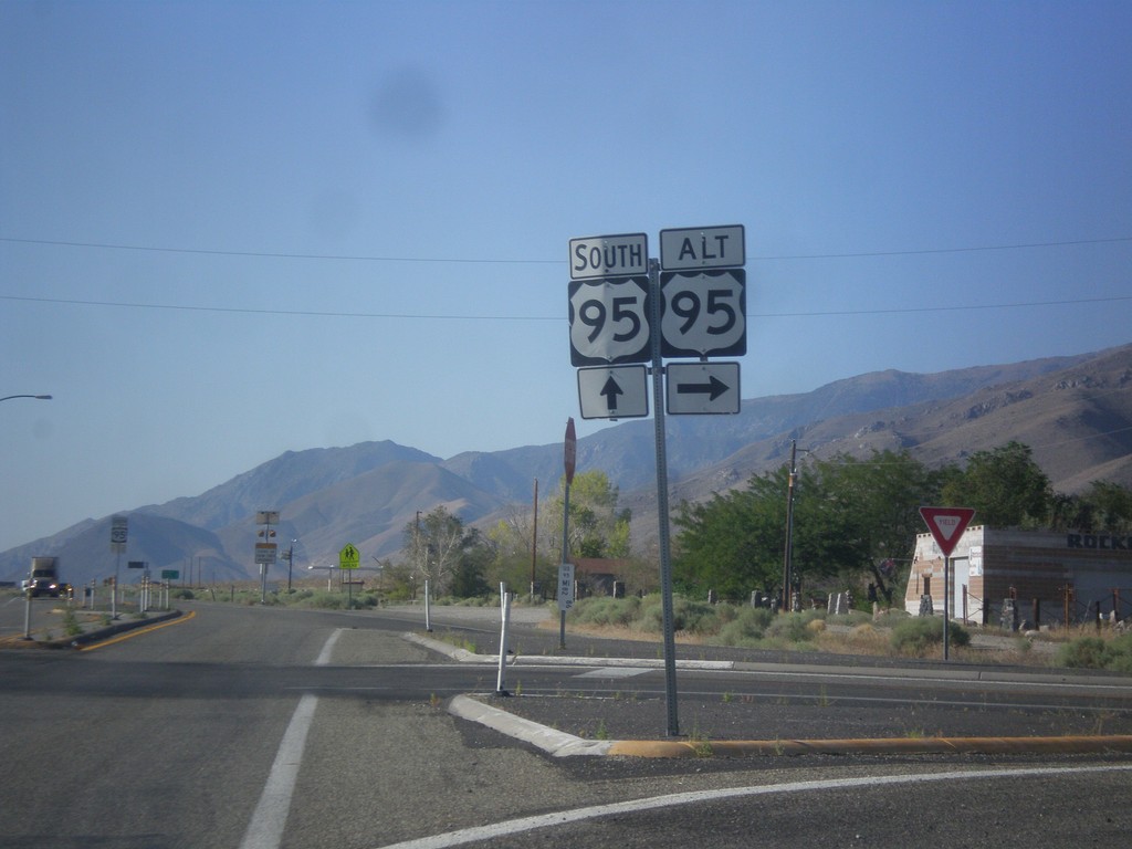 US-95 South at US-95 Alt.