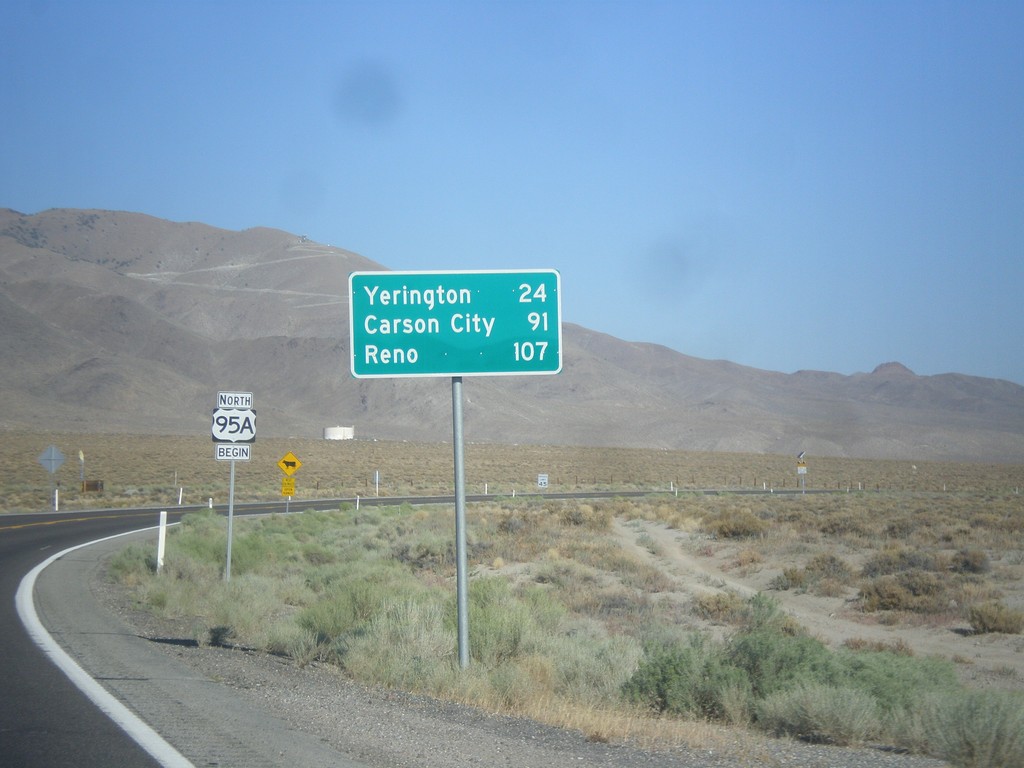 US-95 Alt. North - Distance Marker