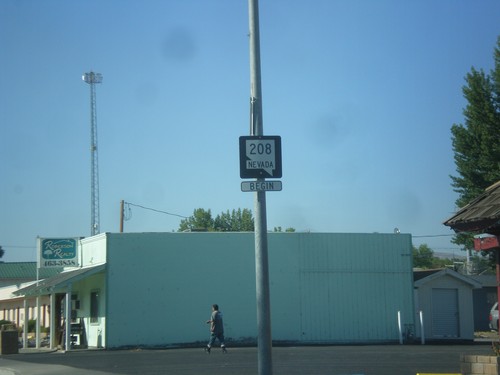 Begin NV-208 South - Yerington