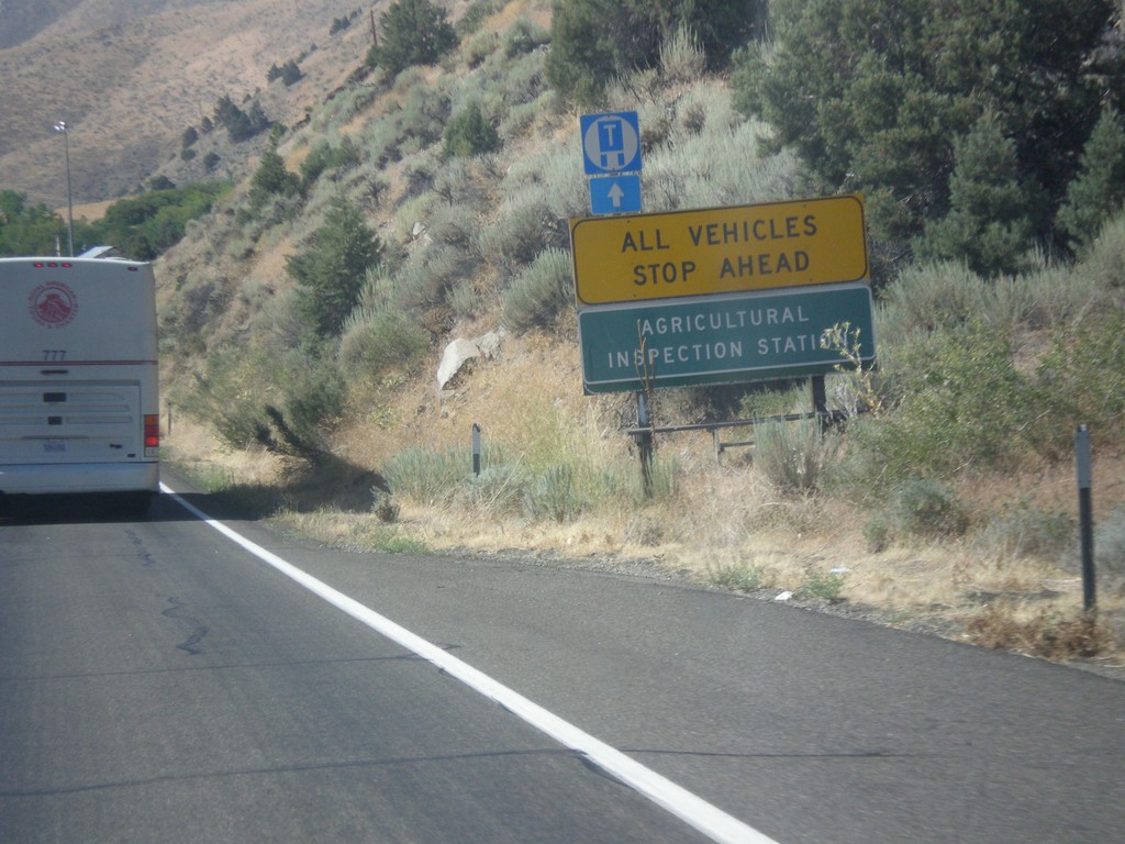 US-395 South - California Agricultural Inspection Station