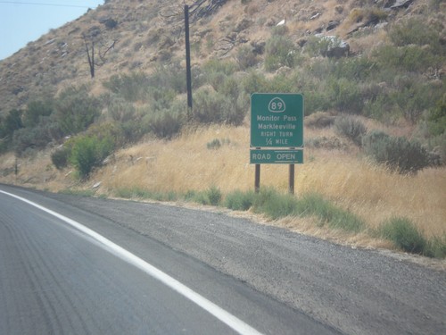 US-395 South at CA-89