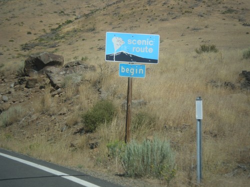 CA-89 North - Begin Scenic Route