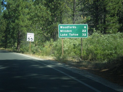 CA-89 North - Distance Marker