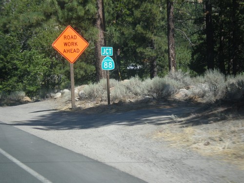 CA-89 North Approaching CA-88