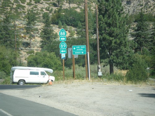 CA-89 North at CA-88