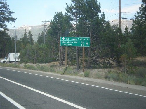 US-50 East At CA-89