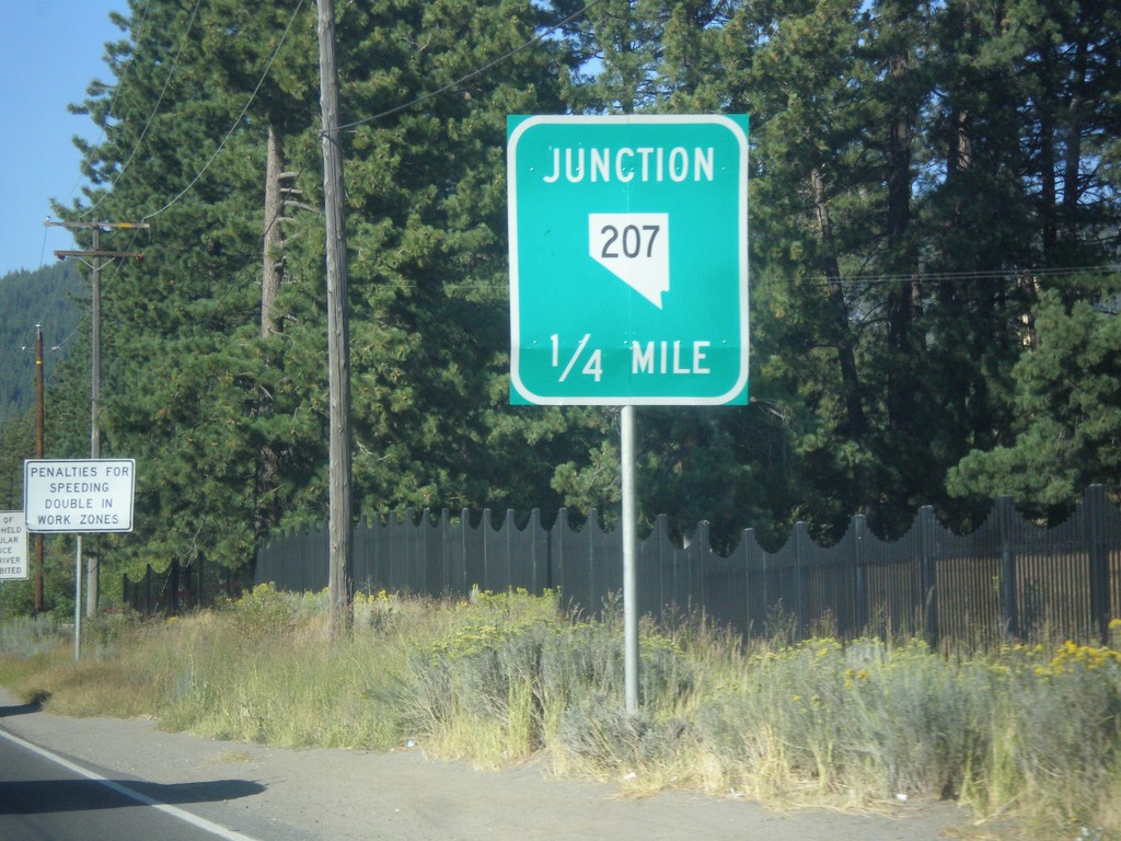 US-50 East Approaching NV-207