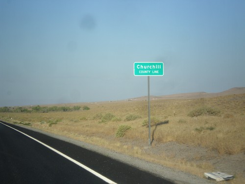 US-50 East - Churchill County Line