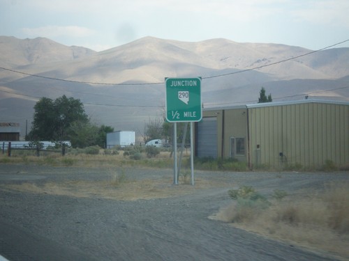 US-95 North Approaching NV-290