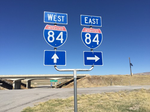 Blue Creek Frontage Road at I-84