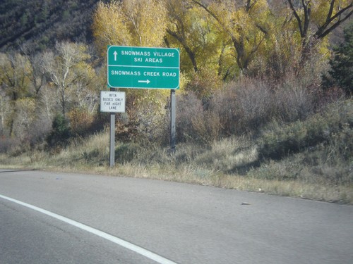 CO-82 East - Snowmass Creek Road Jct.