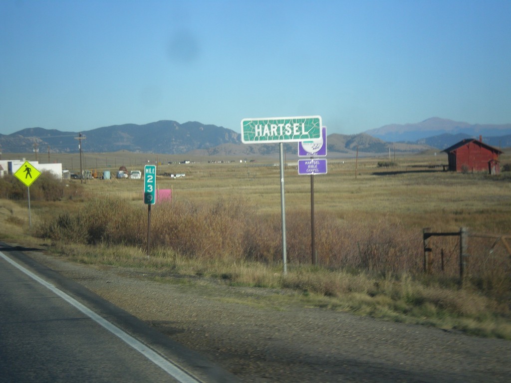 US-24 East/CO-9 South - Hartsel