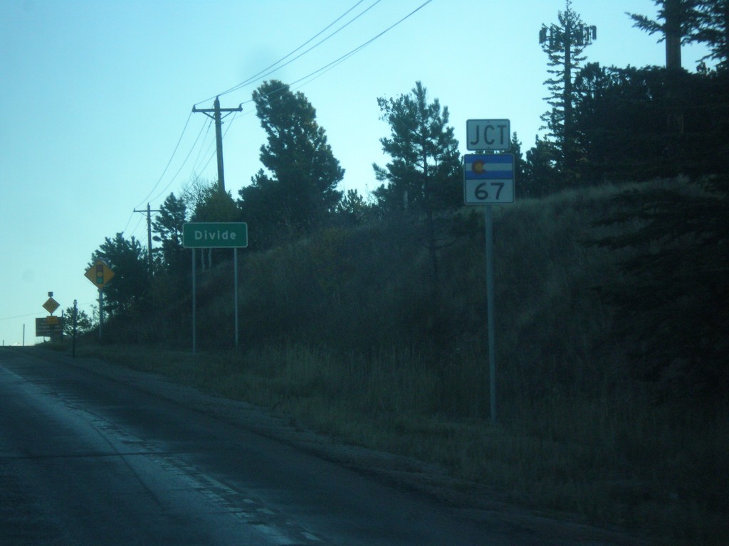 US-24 East - Divide and approaching CO-67