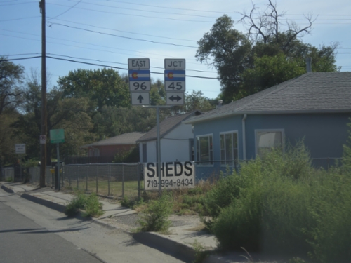 CO-96 East at CO-45