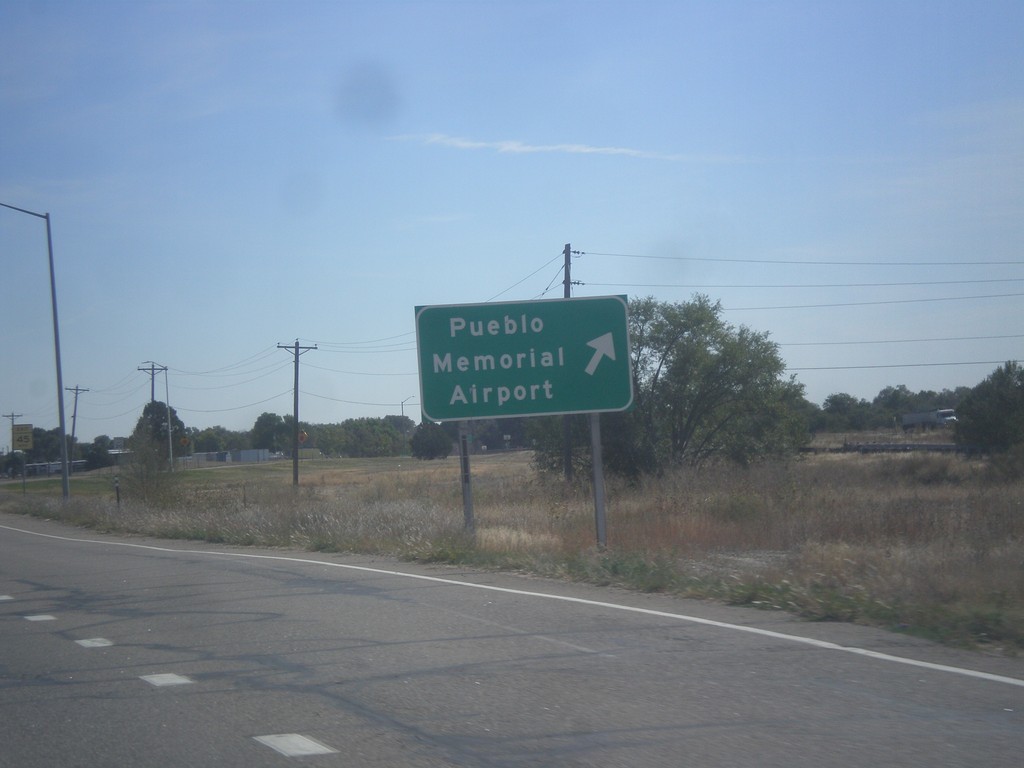 US-50 East - Pueblo Memorial Airport