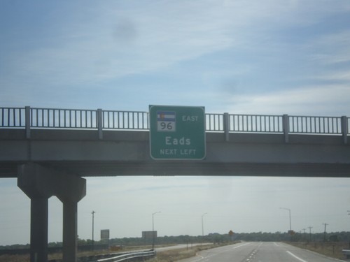 US-50 East/CO-96 East Approaching US-50/CO-96 Split