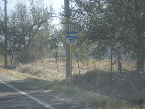 CO-96 East Approaching CO-71