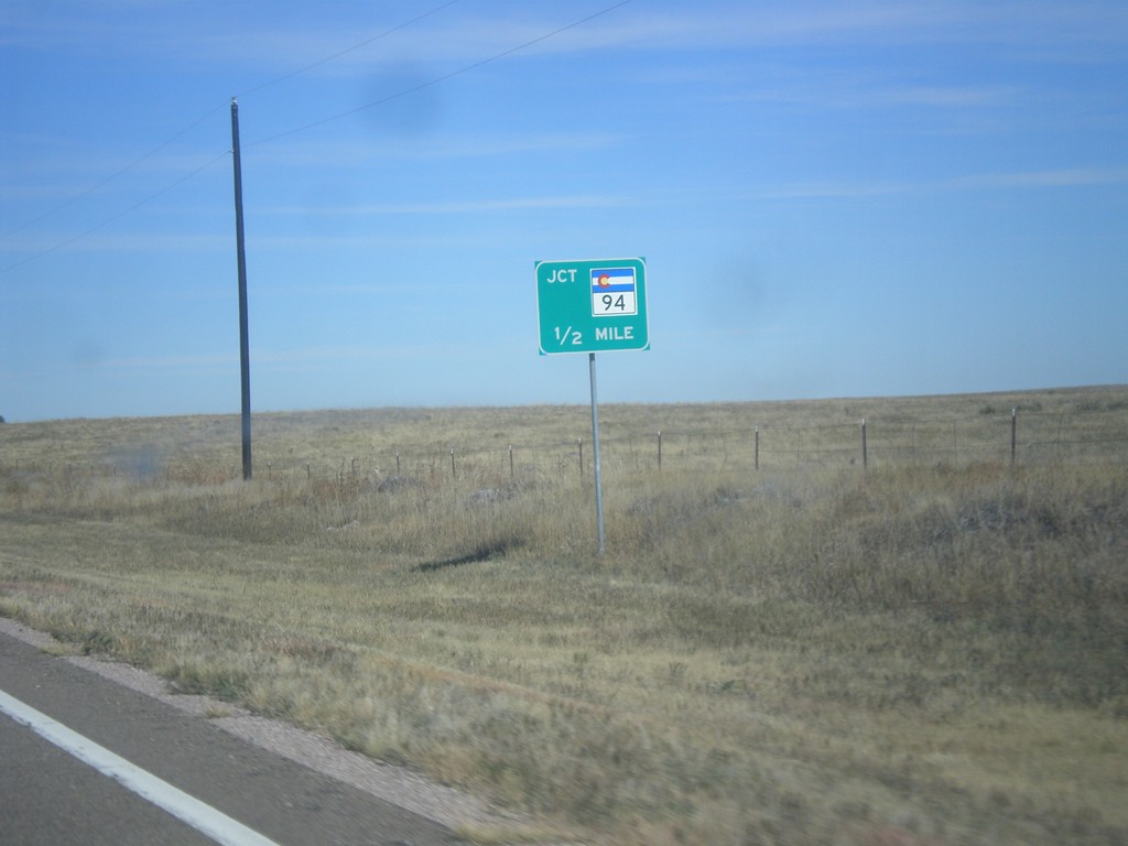 CO-71 North Approaching CO-94