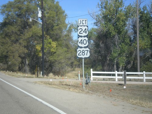 CO-71 North Approaching US-24/US-40/US-287