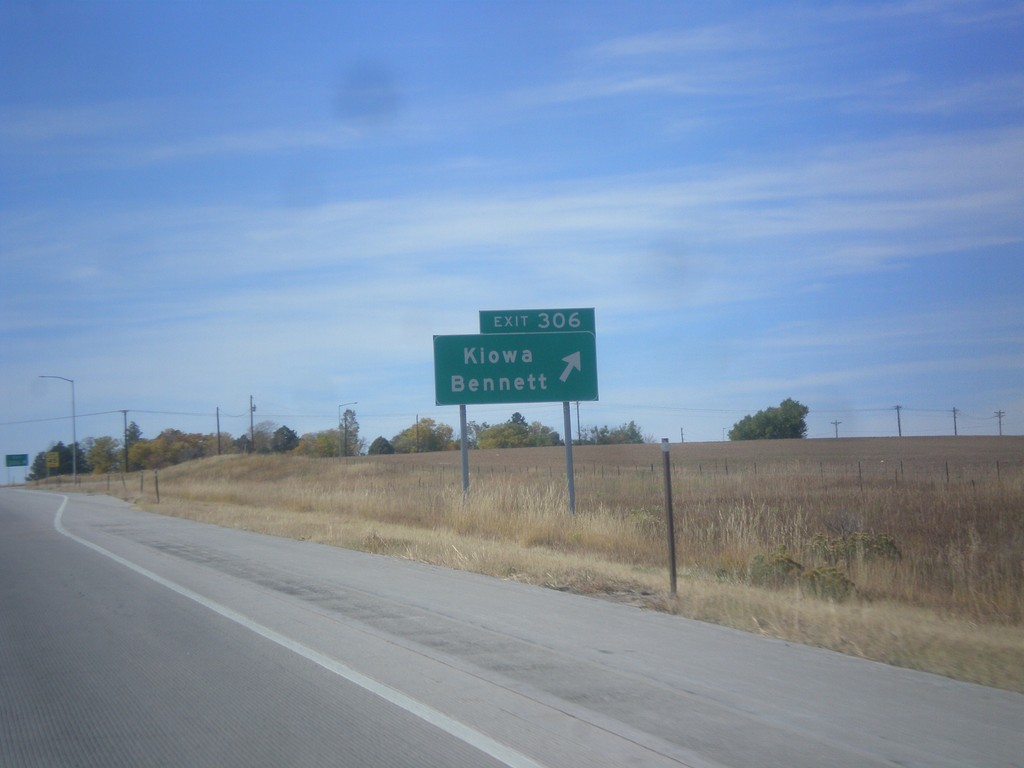 I-70 West - Exit 306